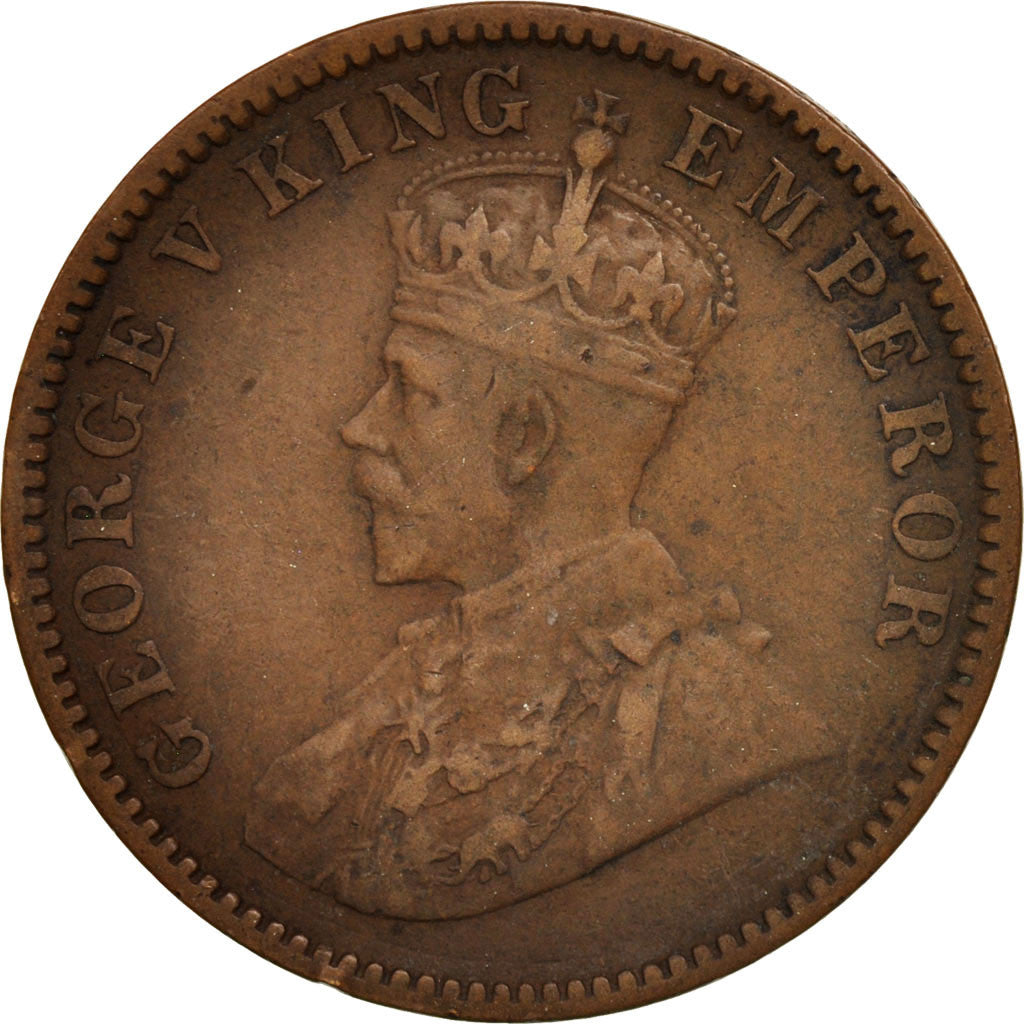 INDIA-BRITISH, George V, 1/4 Anna, 1933, Bombay, EF(40-45), Bronze, KM:512