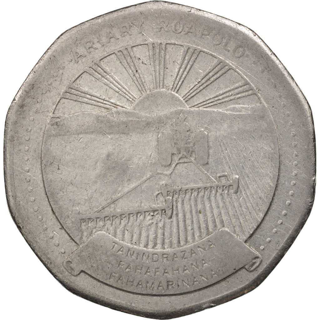 Madagascar, 20 Ariary, 1994, Royal Canadian Mint, VF(30-35), Nickel Clad Steel