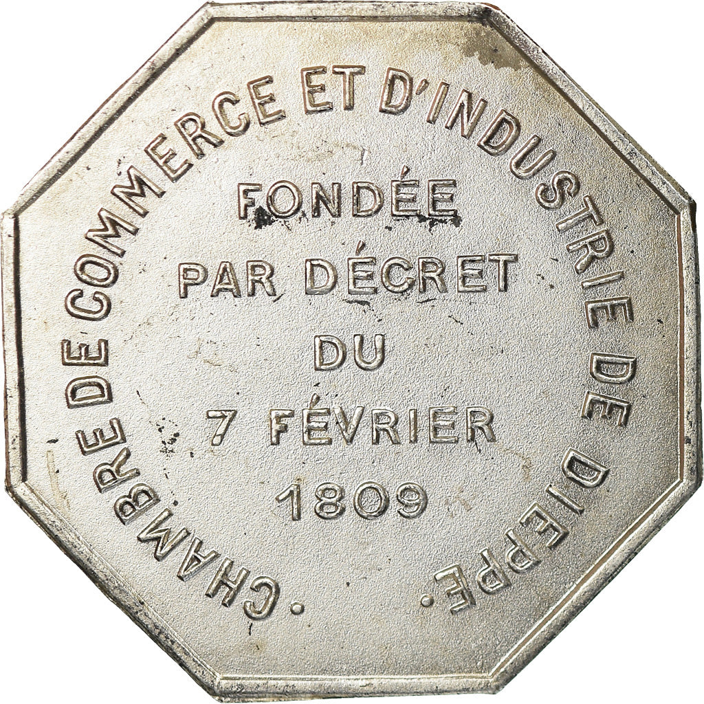 France, Token, Chambre de Commerce de Dieppe, Business & industry, EF(40-45)