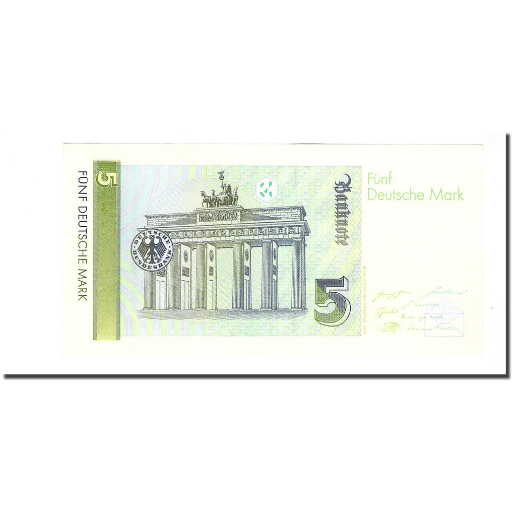 Banknote, GERMANY - FEDERAL REPUBLIC, 5 Deutsche Mark, 1991-08-01, KM:37