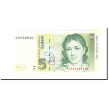 Geldschein, Bundesrepublik Deutschland, 5 Deutsche Mark, 1991-08-01, KM:37, UNZ