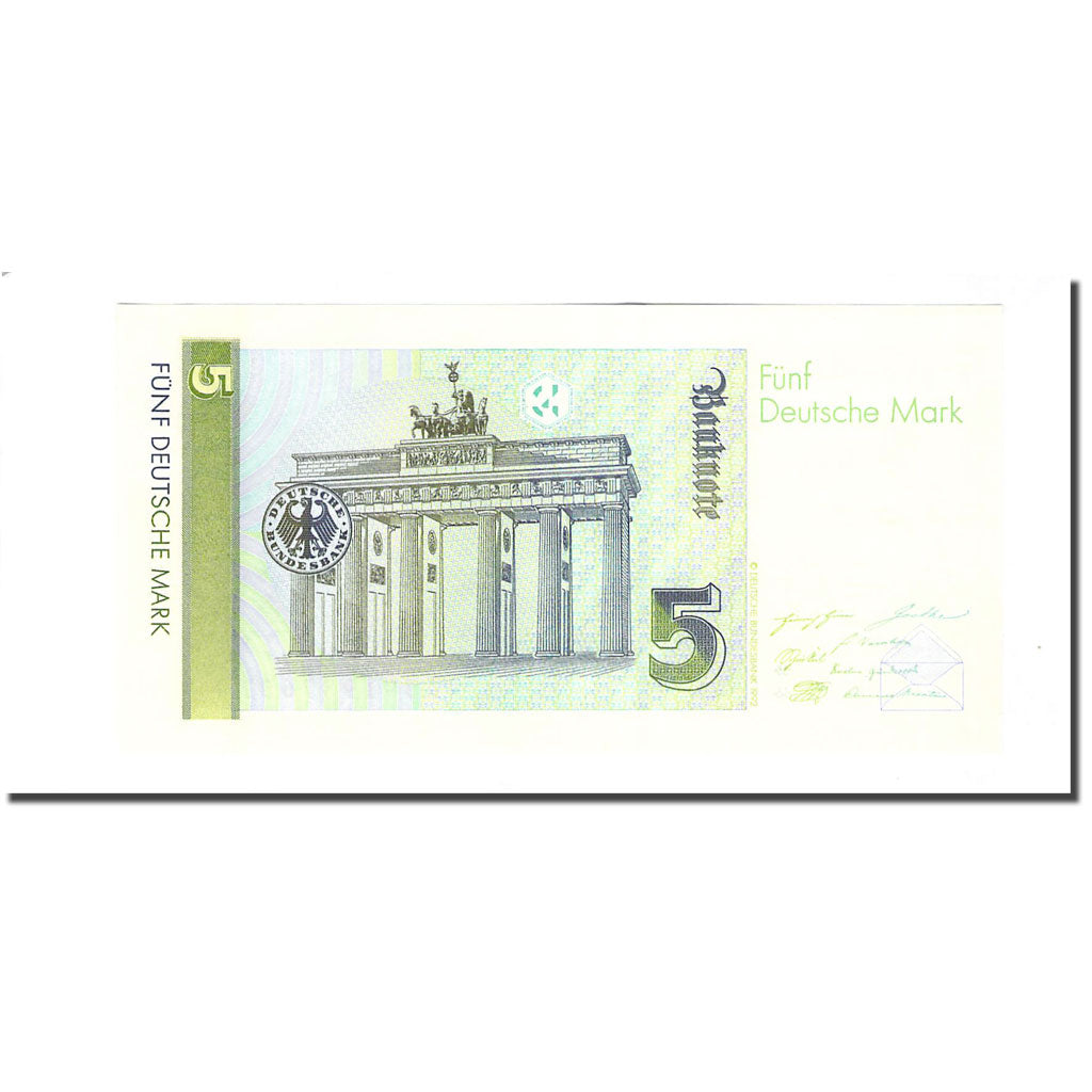Banknote, GERMANY - FEDERAL REPUBLIC, 5 Deutsche Mark, 1991-08-01, KM:37