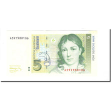 Banknote, GERMANY - FEDERAL REPUBLIC, 5 Deutsche Mark, 1991-08-01, KM:37