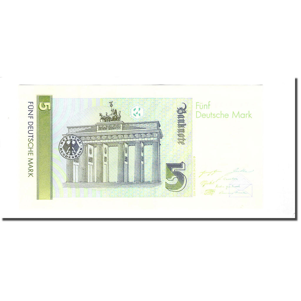 Banknote, GERMANY - FEDERAL REPUBLIC, 5 Deutsche Mark, 1991-08-01, KM:37