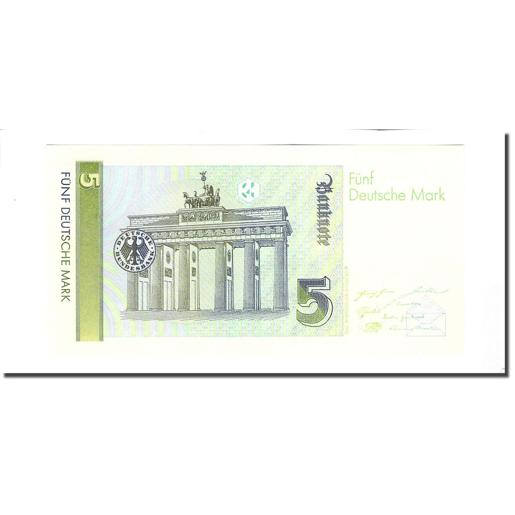 Banknote, GERMANY - FEDERAL REPUBLIC, 5 Deutsche Mark, 1991-08-01, KM:37
