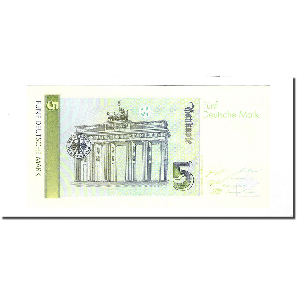 Banknote, GERMANY - FEDERAL REPUBLIC, 5 Deutsche Mark, 1991-08-01, KM:37
