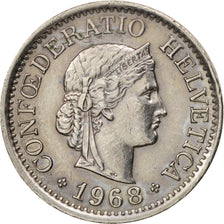Switzerland, 10 Rappen, 1968, Bern, EF(40-45), Copper-nickel, KM:27