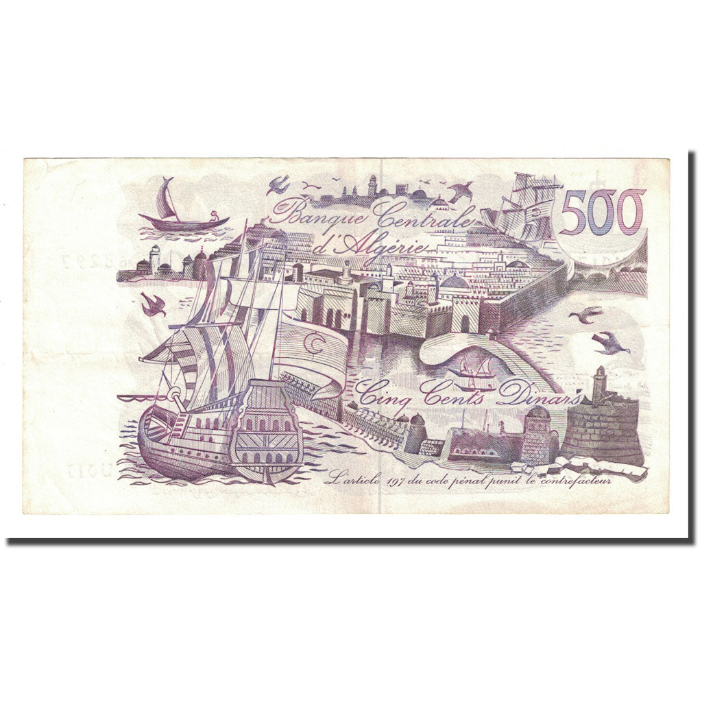 Banknote, Algeria, 500 Dinars, 1970-11-01, KM:129a, VF(30-35)