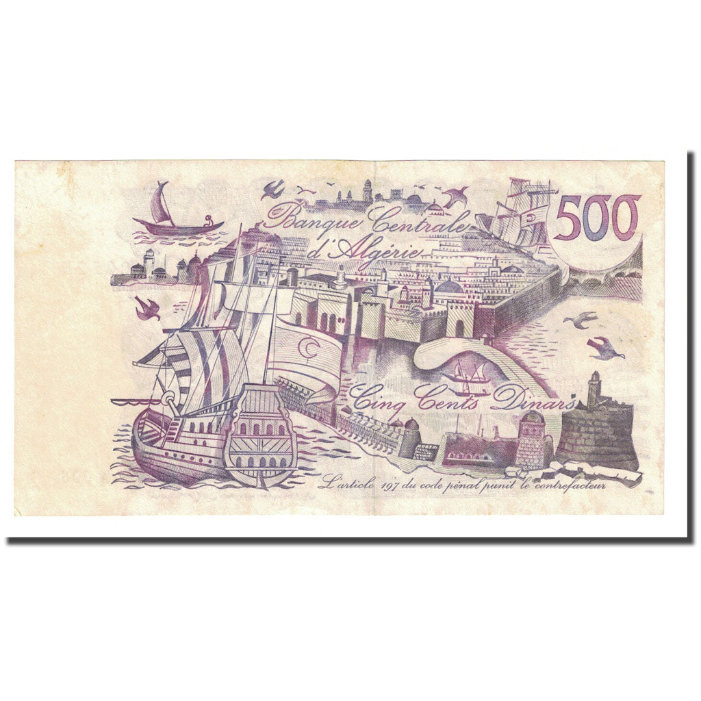 Banknote, Algeria, 500 Dinars, 1970-11-01, KM:129a, EF(40-45)