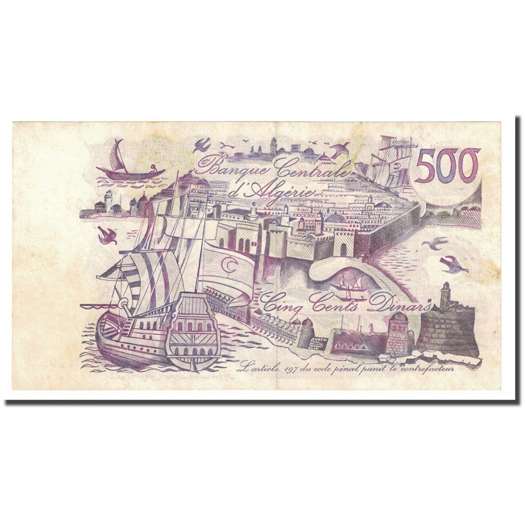 Banknote, Algeria, 500 Dinars, 1970-11-01, KM:129a, VF(20-25)