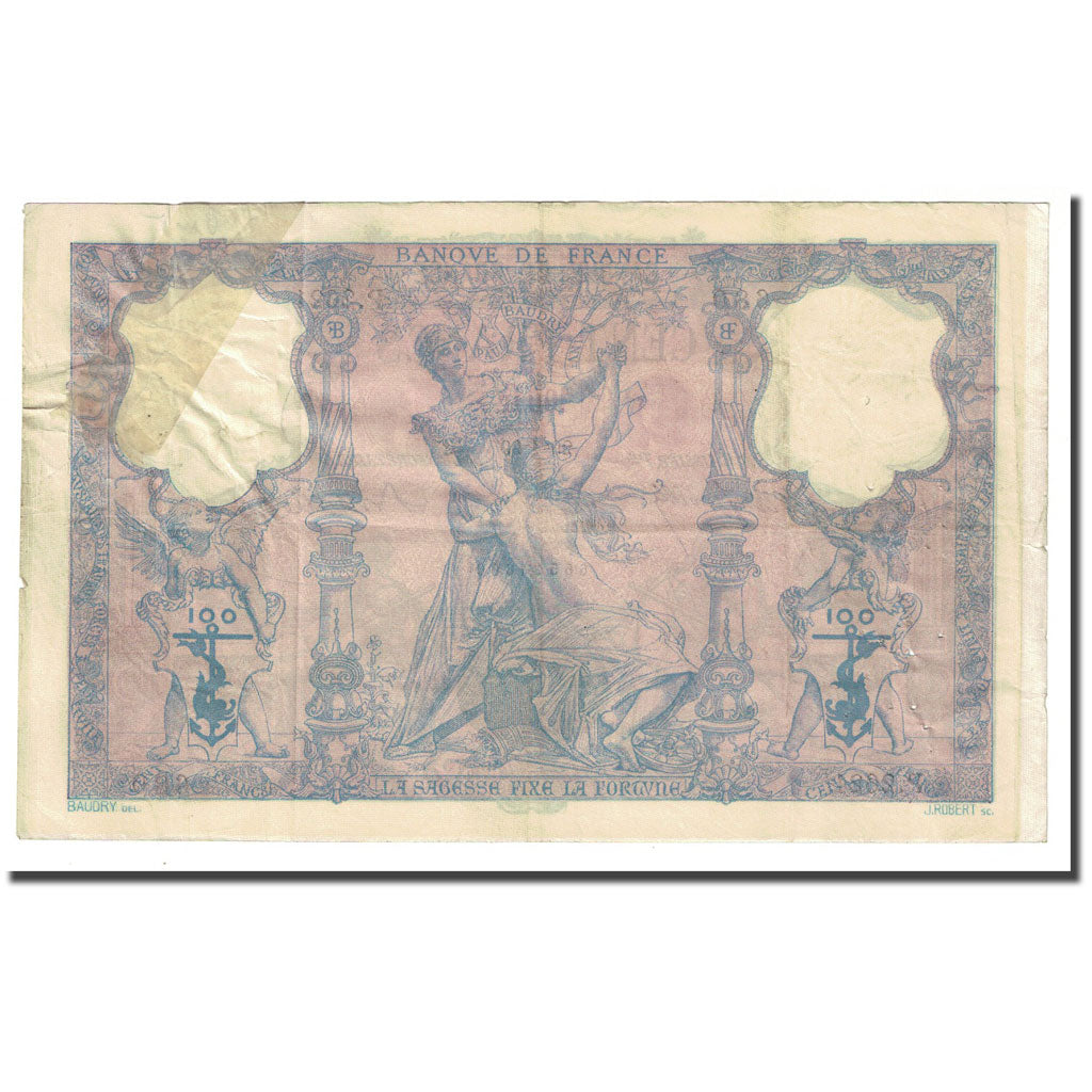 Frankreich, 100 Francs, Bleu et Rose, 1899-04-29, SS, Fayette:21.12, KM:65b