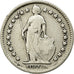 Coin, Switzerland, 1/2 Franc, 1906, Bern, VF(30-35), Silver, KM:23