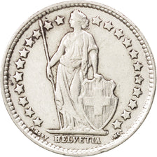 Switzerland, 1/2 Franc, 1934, Bern, EF(40-45), Silver, KM:23