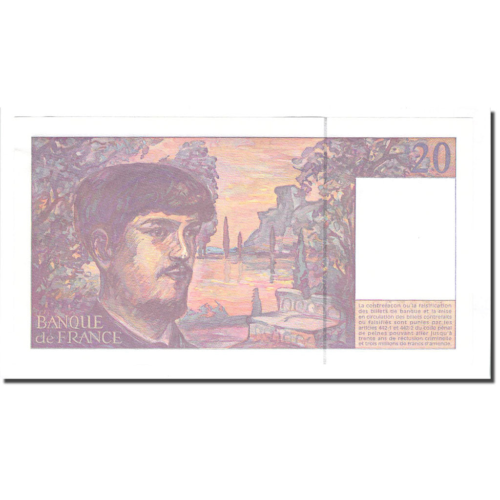 France, 20 Francs, Debussy, 1997, NEUF, Fayette:66 ter.2, KM:151i