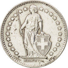 Switzerland, 1/2 Franc, 1955, Bern, EF(40-45), Silver, KM:23