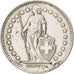 Switzerland, 1/2 Franc, 1955, Bern, EF(40-45), Silver, KM:23