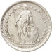 Switzerland, 1/2 Franc, 1957, Bern, EF(40-45), Silver, KM:23