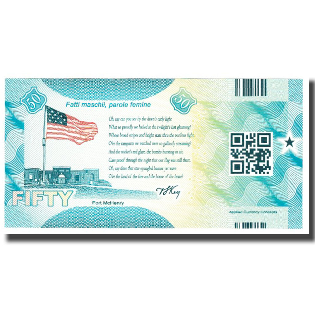 Banknote, United States, 50 Dollars, MARYLAND, UNC(65-70)
