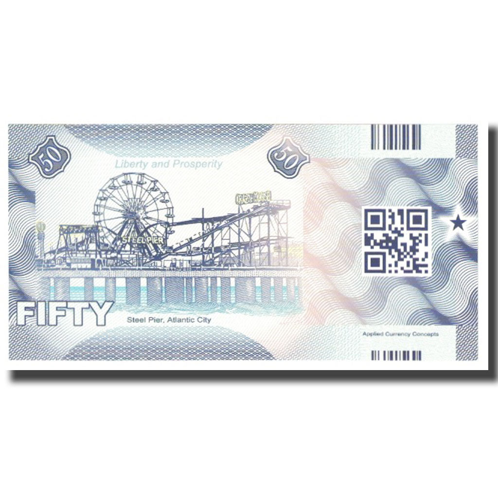 Banknote, United States, 50 Dollars, NEW JERSEY, UNC(65-70)