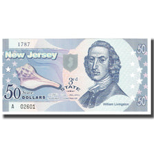 Nota, Estados Unidos da América, 50 Dollars, NEW JERSEY, UNC(65-70)