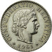 Coin, Switzerland, 20 Rappen, 1961, Bern, AU(50-53), Copper-nickel, KM:29a