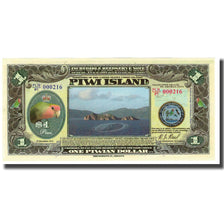 Biljet, Verenigde Staten, 1 Dollar, 2014, 2014-12-25, PIWI ISLAND, NIEUW