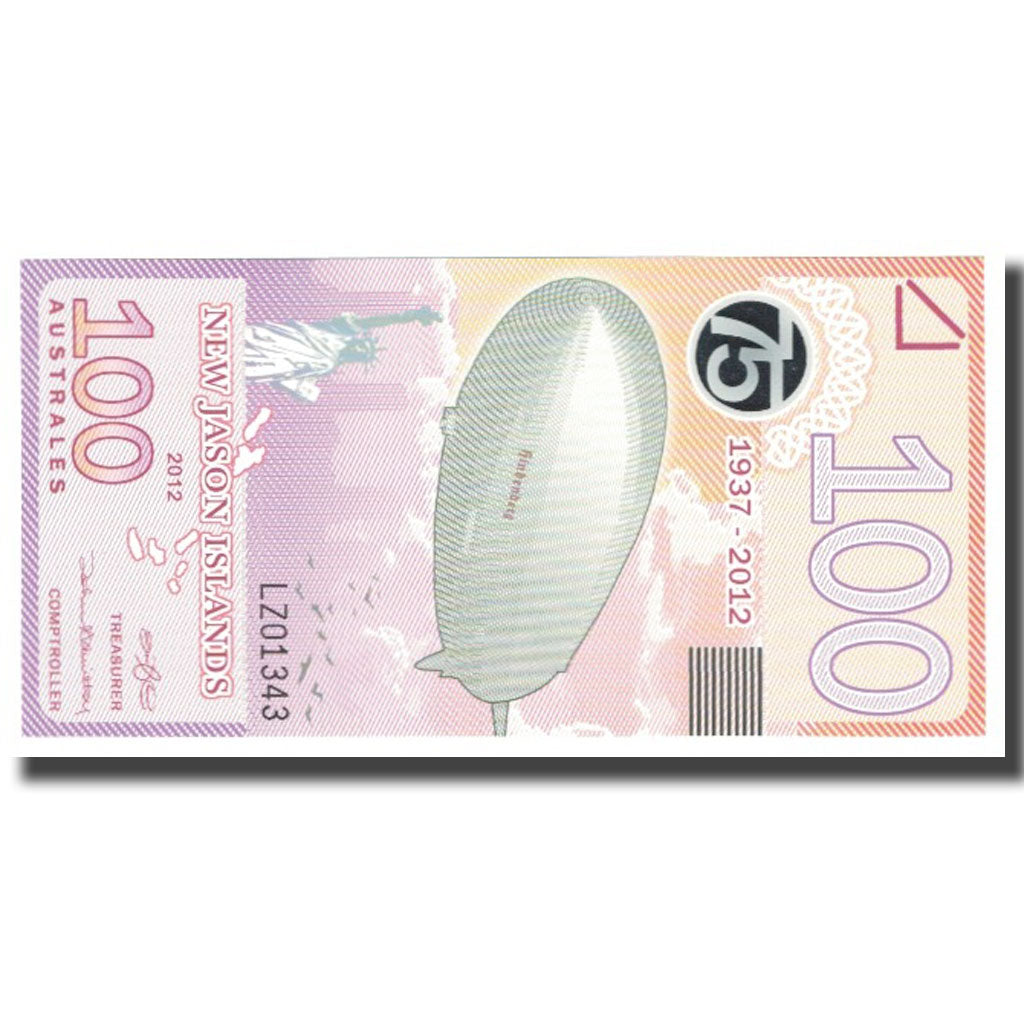 Banknote, United Kingdom , 100 Australes, 2012, NEW JASON ISLAND, UNC(65-70)