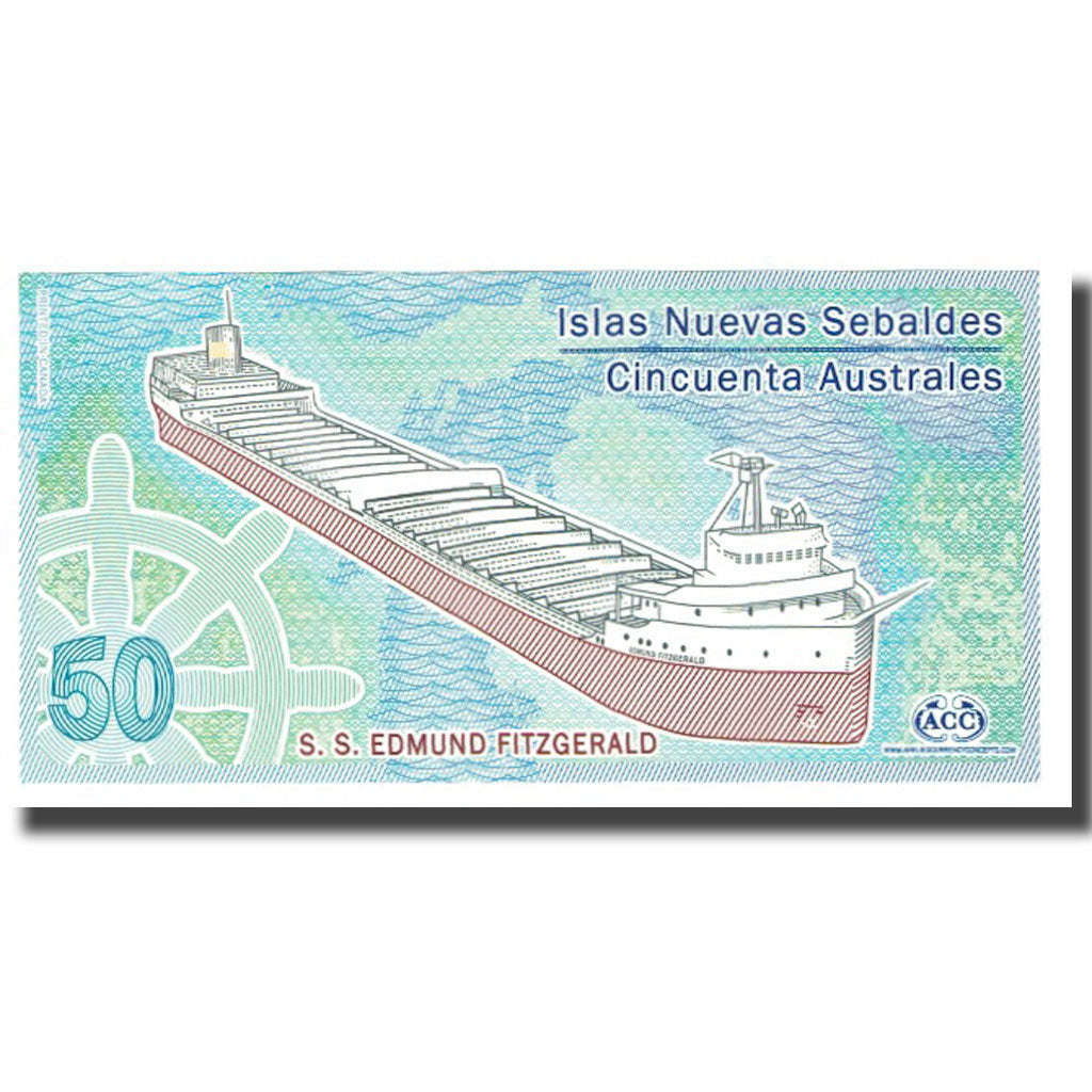 Banknote, United Kingdom , 50 Australes, 2012, NEW JASON ISLAND, UNC(65-70)