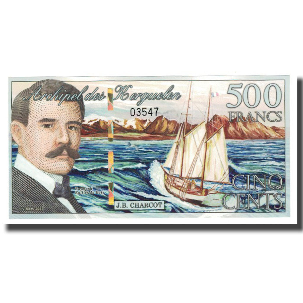 France, 500 Francs, 2011, 2011-03-15, ARCHIPEL DES KERGUELEN, UNC(65-70)