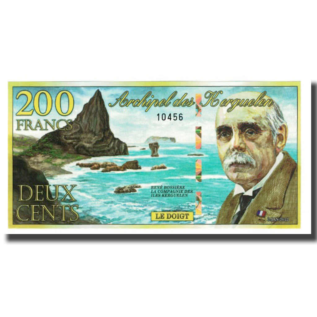 France, 200 Francs, 2012, 2012-01-02, ARCHIPEL DES KERGUELEN, UNC(65-70)