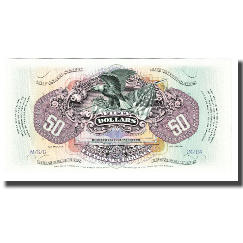 Banknote, United States, 50 Dollars, 2019, SILVER CERTIFICATE, UNC(65-70)