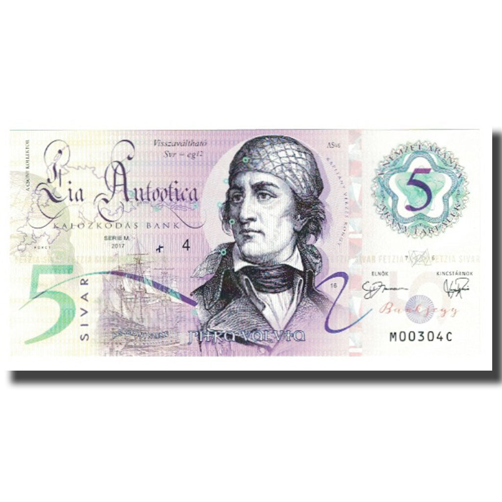 Banknote, Hungary, Tourist Banknote, 2017, 5 SILVAR, UNC(65-70)
