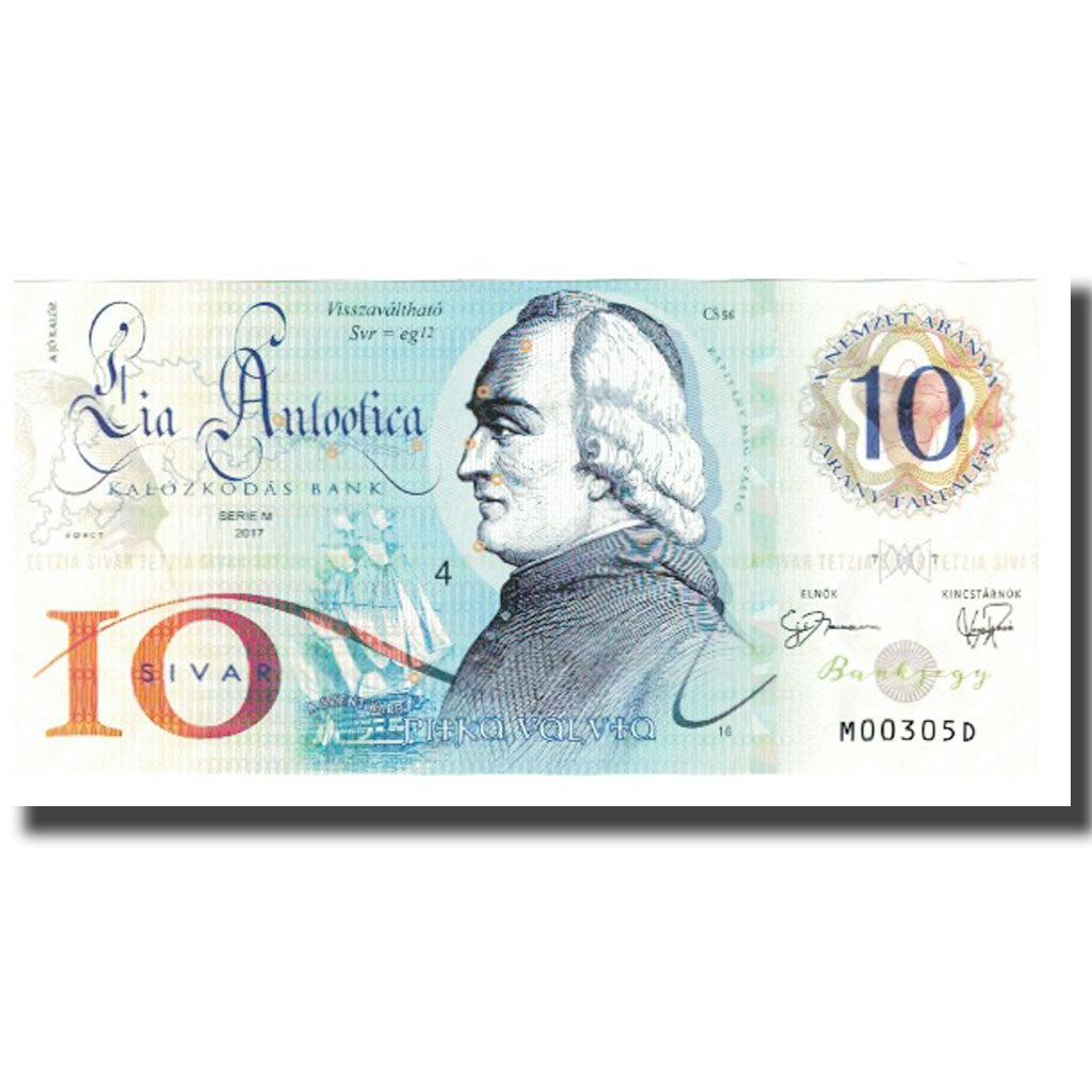 Banknote, Hungary, Tourist Banknote, 2017, 10 SILVAR, UNC(65-70)
