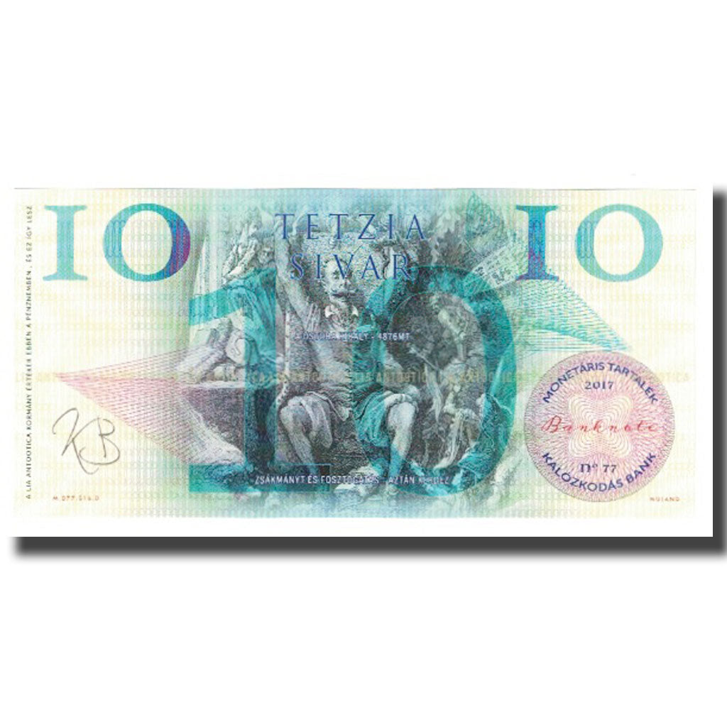 Banknote, Hungary, Tourist Banknote, 2017, 10 SILVAR, UNC(65-70)