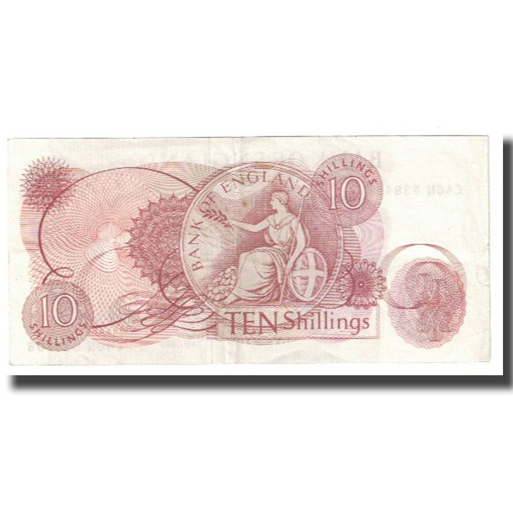 Banknote, Great Britain, 10 Shillings, KM:373c, EF(40-45)