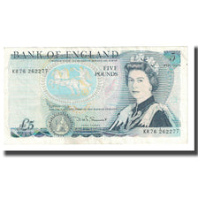 Banknote, Great Britain, 5 Pounds, KM:378c, AU(55-58)