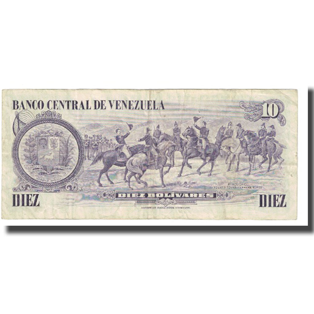 Banknote, Venezuela, 10 Pesos, 1980, 1980-01-29, KM:10, EF(40-45)