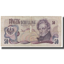 Banknote, Austria, 50 Schilling, 1970, 1970-01-02, KM:143a, VF(20-25)