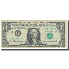 Nota, Estados Unidos da América, One Dollar, 1963, EF(40-45)