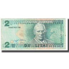 Banknote, Lithuania, 2 Litai, 1993, KM:54a, EF(40-45)