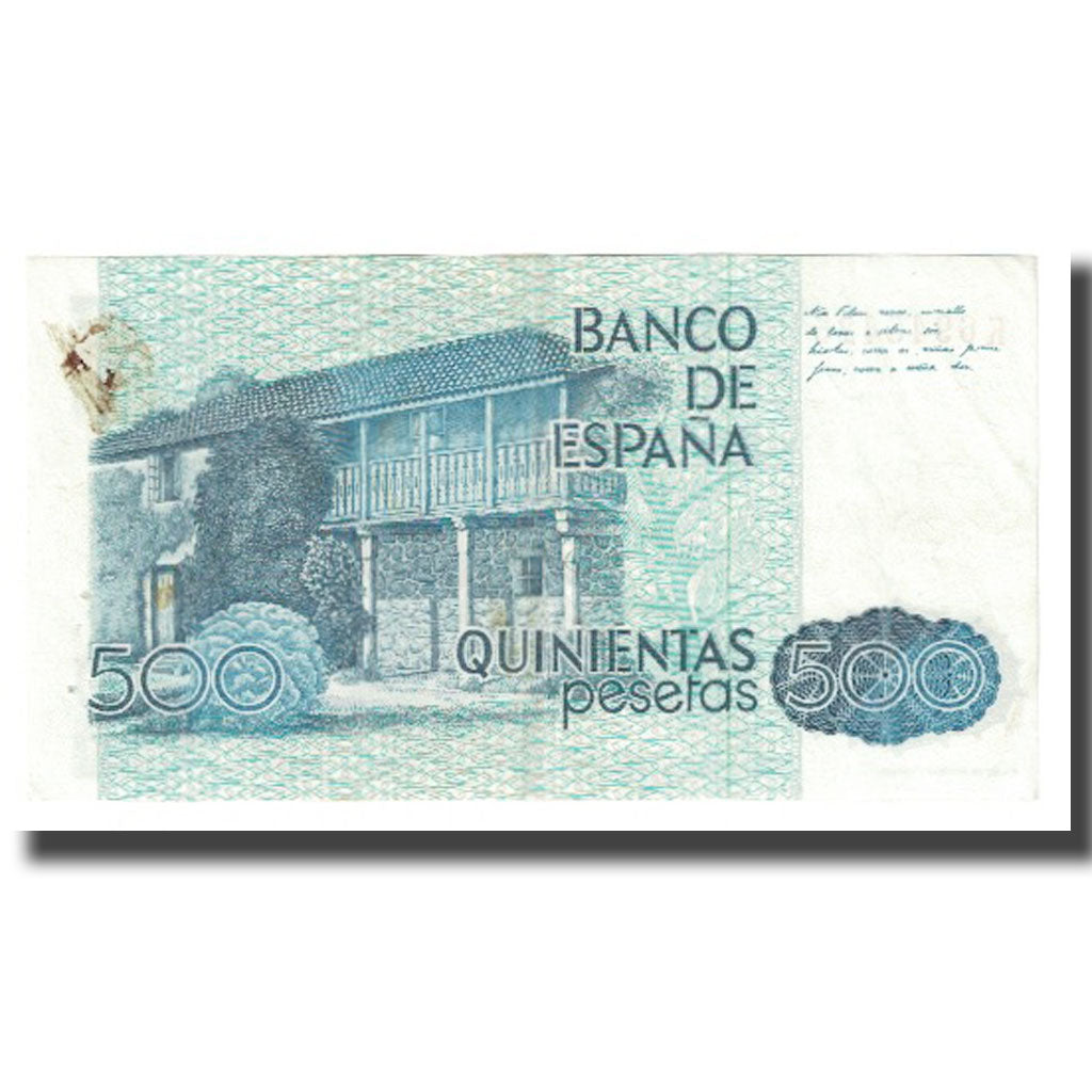 Billete, 500 Pesetas, 1979, España, 1979-10-23, KM:157, MBC