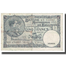 Banknote, Belgium, 5 Francs, 1938, 1938-03-10, KM:108a, EF(40-45)