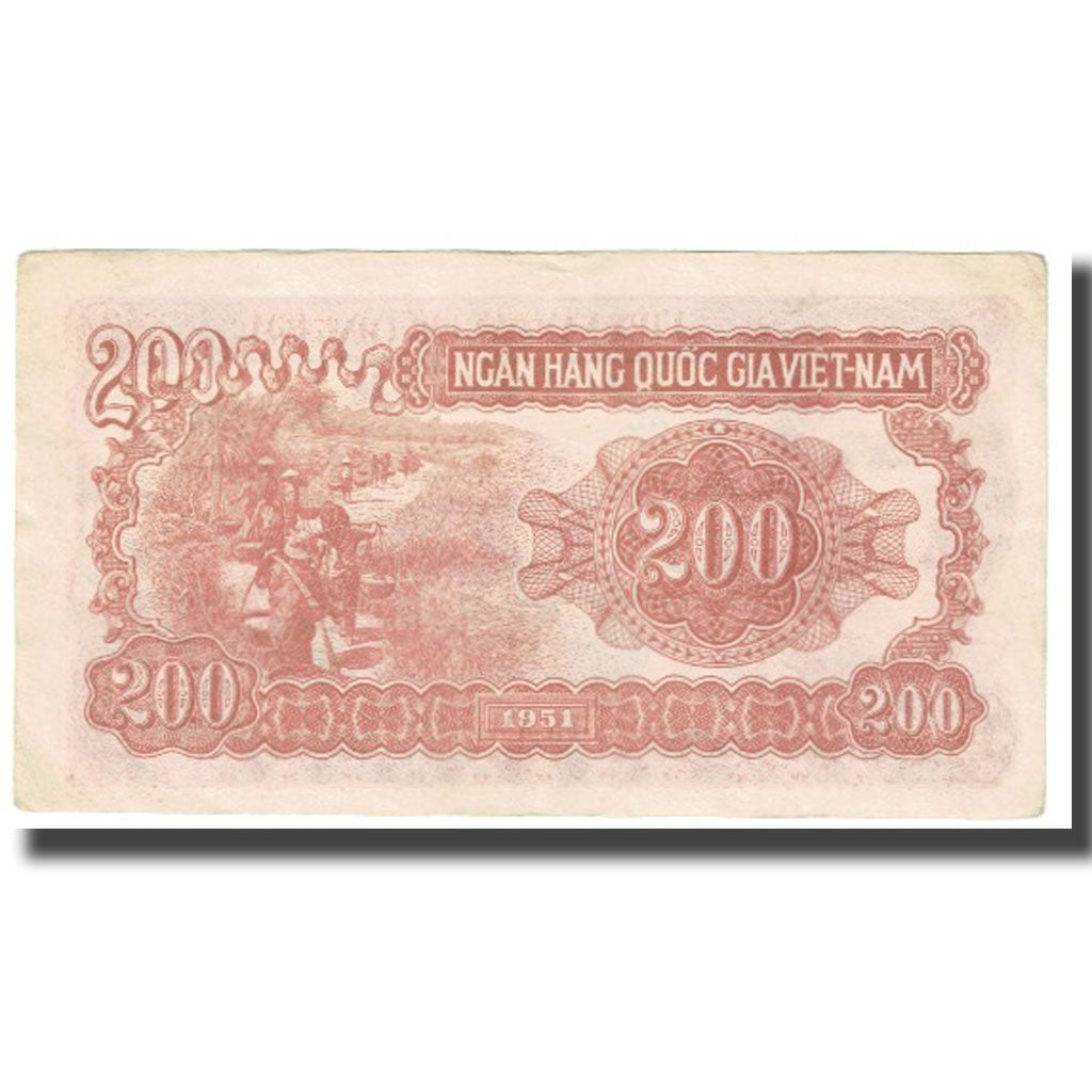 Banknote, Vietnam, 200 D<ox>ng, 1951, KM:63a, EF(40-45)