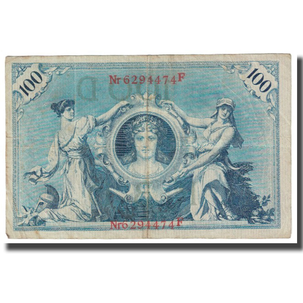 Nota, Alemanha, 100 Mark, 1908, 1908-02-07, KM:33a, EF(40-45)