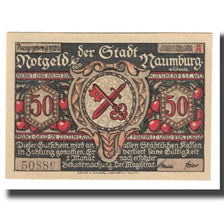Banknote, Germany, 50 Pfennig, personnage, 1920, NAUMBURG, UNC(65-70)