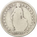 Switzerland, Franc, 1876, Bern, VG(8-10), Silver, KM:24