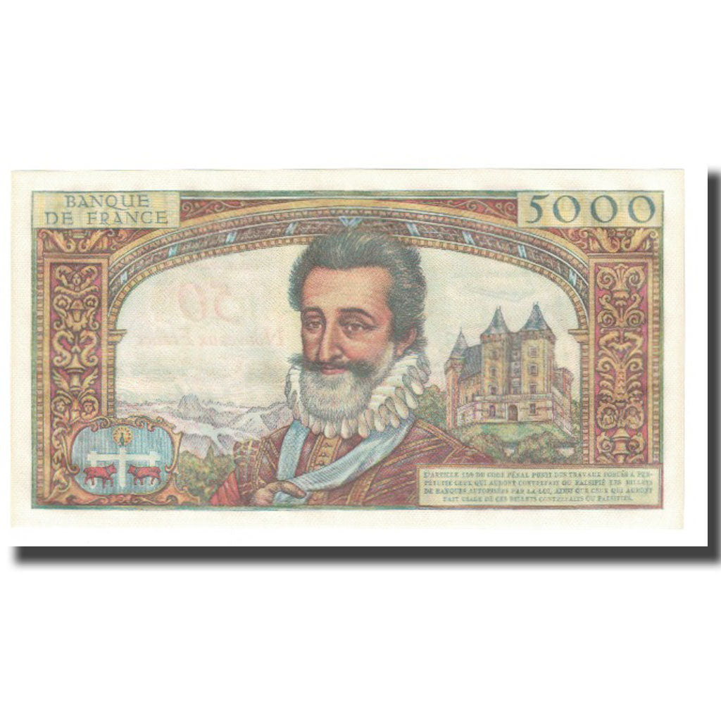 France, 50 Nouveaux Francs on 5000 Francs, 1958, AMBRIERES, FAVRE-GILLY, GARGAM