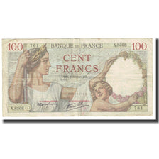 France, 100 Francs, 1940, P. Rousseau and R. Favre-Gilly, 1940-03-07, TB+