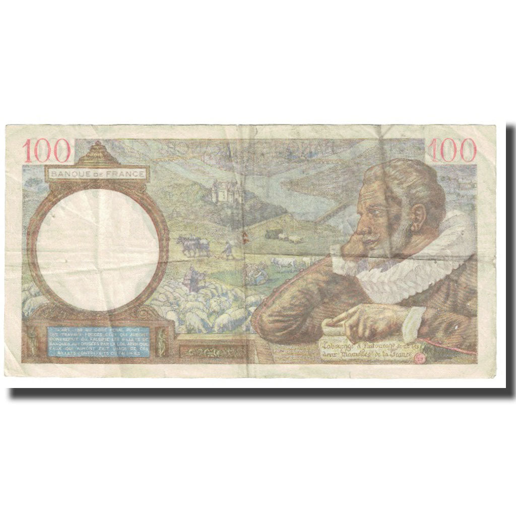 Frankreich, 100 Francs, 1941, P. Rousseau and R. Favre-Gilly, 1941-10-02, S
