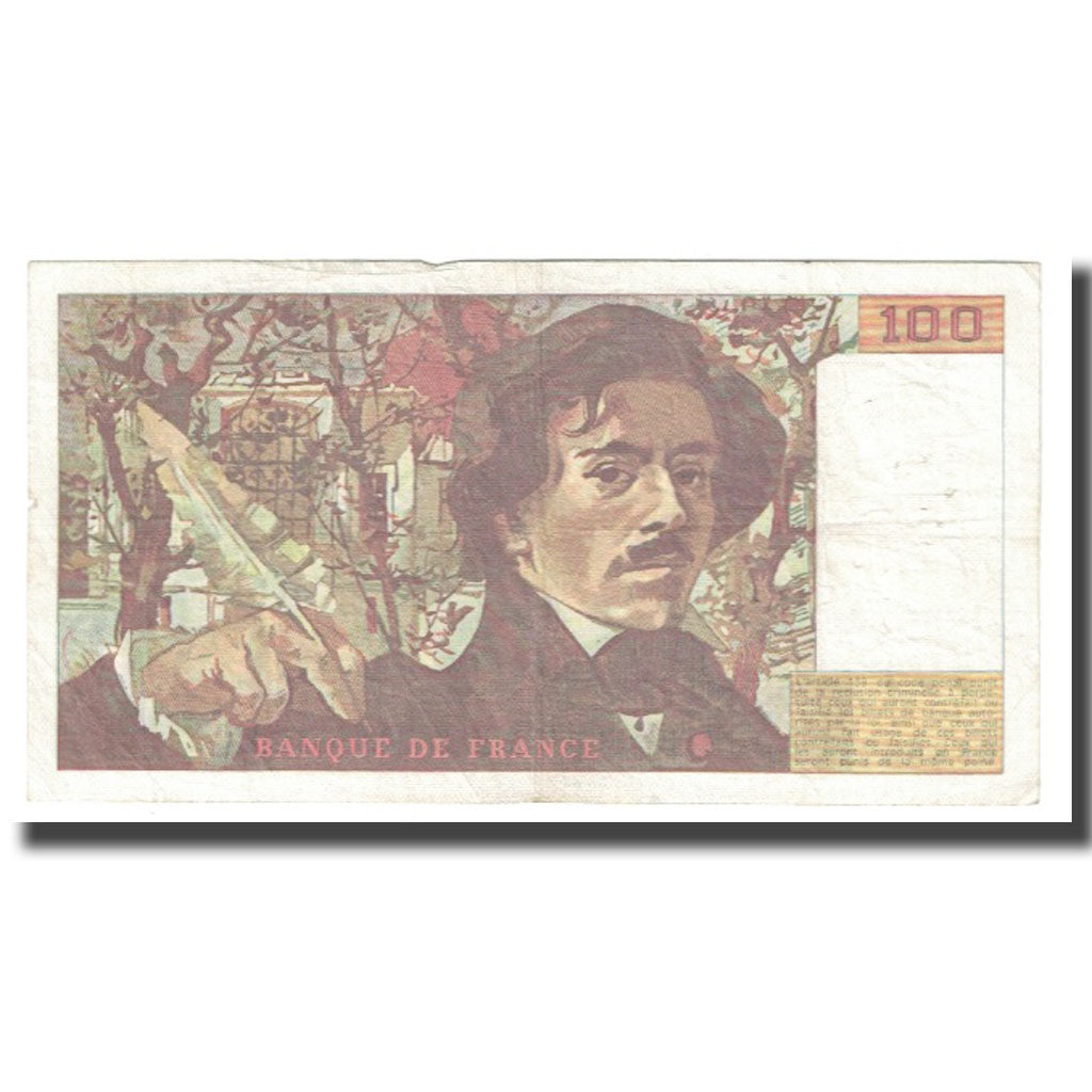 France, 100 Francs, 1984, STROHL TRONCHE DENTAUD, EF(40-45), Fayette:69.08a